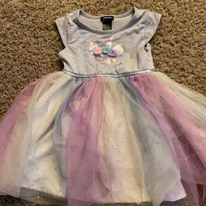 Girls unicorn dress